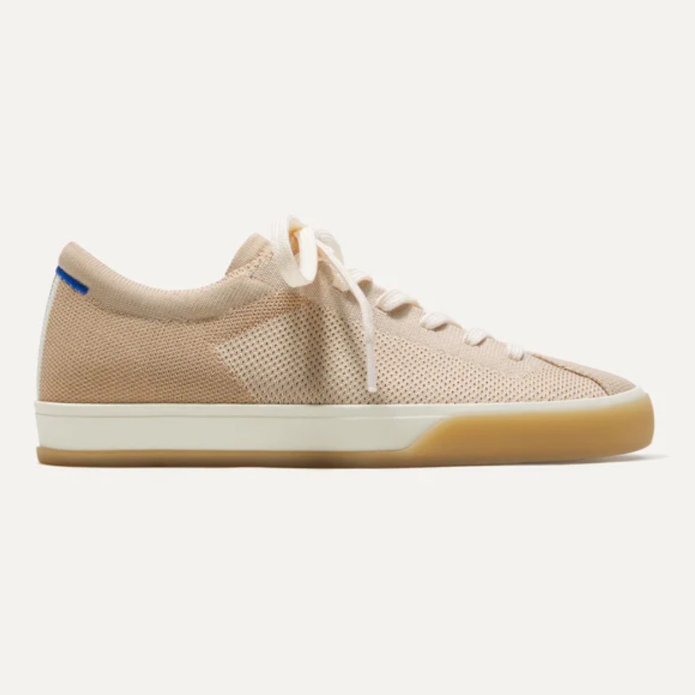 Rothy’s The Lace Up Sneaker in Biscuit